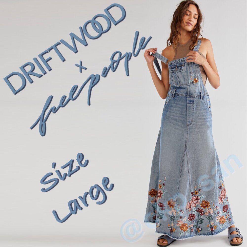 Free People x Driftwood Sammy Garden Skirtall Sz L - Picture 1 of 16